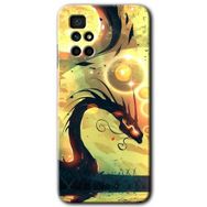 Xiaomi Redmi 10 Digital Dragon Baskılı Uyumlu Silikon Kılıf