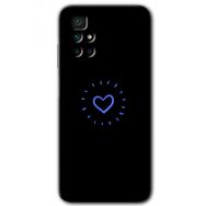 Xiaomi Redmi 10 Heart Strokes Baskılı Uyumlu Silikon Kılıf
