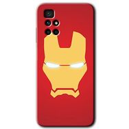 Xiaomi Redmi 10 İronMan Baskılı Uyumlu Silikon Kılıf