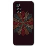 Xiaomi Redmi 10 Mandala Flower Wal Baskılı Uyumlu Silikon Kılıf