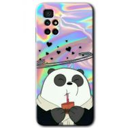 Xiaomi Redmi 10 Milkshake Panda Baskılı Uyumlu Silikon Kılıf