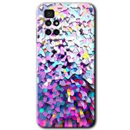 Xiaomi Redmi 10 Mosaic Fragments Colorfull Baskılı Uyumlu Silikon Kılıf
