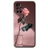 Xiaomi Redmi 10 Retro Gül Baskılı Uyumlu Silikon Kılıf