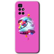 Xiaomi Redmi 10 Uzay Başlığı Baskılı Uyumlu Silikon Kılıf