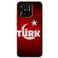 Xiaomi Redmi 10C Ayyıldız Türk Baskılı Uyumlu Silikon Kılıf