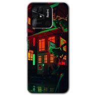 Xiaomi Redmi 10C China Street Baskılı Uyumlu Silikon Kılıf