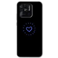 Xiaomi Redmi 10C Heart Strokes Baskılı Uyumlu Silikon Kılıf