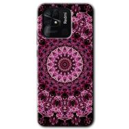 Xiaomi Redmi 10C Mandala Patterns Kaleidoscope Baskılı Uyumlu Silikon Kılıf