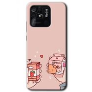 Xiaomi Redmi 10C Meyveli Süt Baskılı Uyumlu Silikon Kılıf