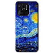 Xiaomi Redmi 10C Starry Night Baskılı Uyumlu Silikon Kılıf