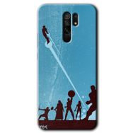 Xiaomi Redmi 9 Avengers Team Baskılı Uyumlu Silikon Kılıf