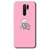 Xiaomi Redmi 9 Bad Grandmother Baskılı Uyumlu Silikon Kılıf