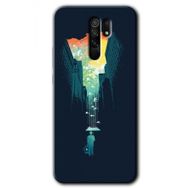 Xiaomi Redmi 9 City Bird Sky Baskılı Uyumlu Silikon Kılıf
