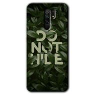 Xiaomi Redmi 9 Do Not Hide Baskılı Uyumlu Silikon Kılıf