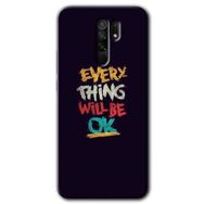 Xiaomi Redmi 9 Everything Baskılı Uyumlu Silikon Kılıf