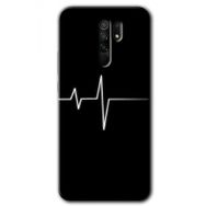 Xiaomi Redmi 9 Heart Rytm Baskılı Uyumlu Silikon Kılıf