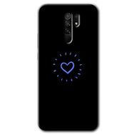 Xiaomi Redmi 9 Heart Strokes Baskılı Uyumlu Silikon Kılıf