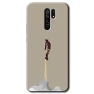 Xiaomi Redmi 9 İronman Airport Baskılı Uyumlu Silikon Kılıf