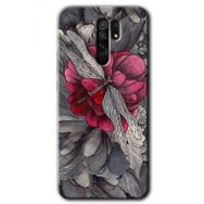 Xiaomi Redmi 9 kelebek Ömrü Baskılı Uyumlu Silikon Kılıf