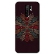 Xiaomi Redmi 9 Mandala Flower Wal Baskılı Uyumlu Silikon Kılıf