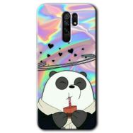 Xiaomi Redmi 9 Milkshake Panda Baskılı Uyumlu Silikon Kılıf