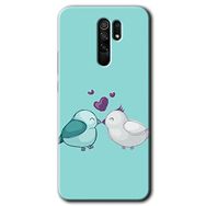 Xiaomi Redmi 9 Mutlu Kuşlar Baskılı Uyumlu Silikon Kılıf