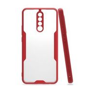Xiaomi Redmi 9 Platin Silikon - Kırmızı Kılıf
