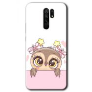 Xiaomi Redmi 9 Sevimli Baykuş Baskılı Uyumlu Silikon Kılıf