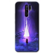 Xiaomi Redmi 9 Wanderer Silhouette Baskılı Uyumlu Silikon Kılıf