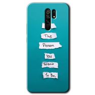 Xiaomi Redmi 9 Want You Baskılı Uyumlu Silikon Kılıf