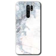 Xiaomi Redmi 9 White Marble Baskılı Uyumlu Silikon Kılıf