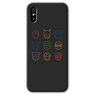 Xiaomi Redmi 9A Avengers Minimalism Baskılı Uyumlu Silikon Kılıf