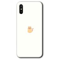 Xiaomi Redmi 9A Cat Minimalism Baskılı Uyumlu Silikon Kılıf