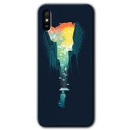 Xiaomi Redmi 9A City Bird Sky Baskılı Uyumlu Silikon Kılıf