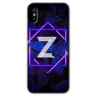Xiaomi Redmi 9A Dark Neon Yaprak Z Harfi Baskılı Uyumlu Silikon Kılıf
