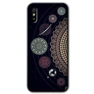 Xiaomi Redmi 9A Gezegen Döngüsü Baskılı Uyumlu Silikon Kılıf