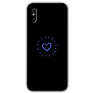 Xiaomi Redmi 9A Heart Strokes Baskılı Uyumlu Silikon Kılıf