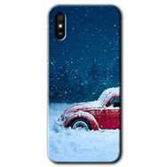 Xiaomi Redmi 9A Karlı Vosvos Baskılı Uyumlu Silikon Kılıf