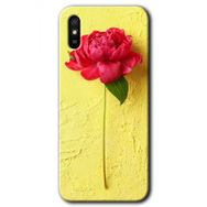 Xiaomi Redmi 9A Kırmızı Gül Baskılı Uyumlu Silikon Kılıf