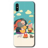 Xiaomi Redmi 9A Kış Pikniği Baskılı Uyumlu Silikon Kılıf