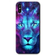 Xiaomi Redmi 9A Neon Lion Baskılı Uyumlu Silikon Kılıf