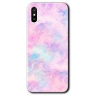 Xiaomi Redmi 9A Pembe Duman Baskılı Uyumlu Silikon Kılıf