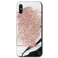 Xiaomi Redmi 9A Simli Mermer Baskılı Uyumlu Silikon Kılıf