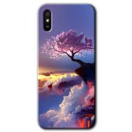 Xiaomi Redmi 9A Wash Red Wall Baskılı Uyumlu Silikon Kılıf