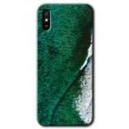 Xiaomi Redmi 9A Yeşil Okyanus Baskılı Uyumlu Silikon Kılıf