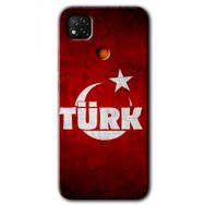 Xiaomi Redmi 9C Ayyıldız Türk Baskılı Uyumlu Silikon Kılıf