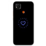 Xiaomi Redmi 9C Heart Strokes Baskılı Uyumlu Silikon Kılıf