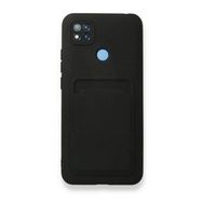 Xiaomi Redmi 9C Kelvin Kartvizitli Silikon - Siyah Kılıf