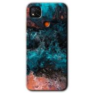 Xiaomi Redmi 9C Liquid Colorfull Baskılı Uyumlu Silikon Kılıf