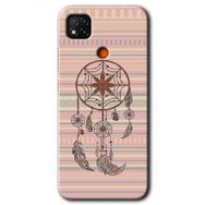 Xiaomi Redmi 9C Mandala Retro Baskılı Uyumlu Silikon Kılıf